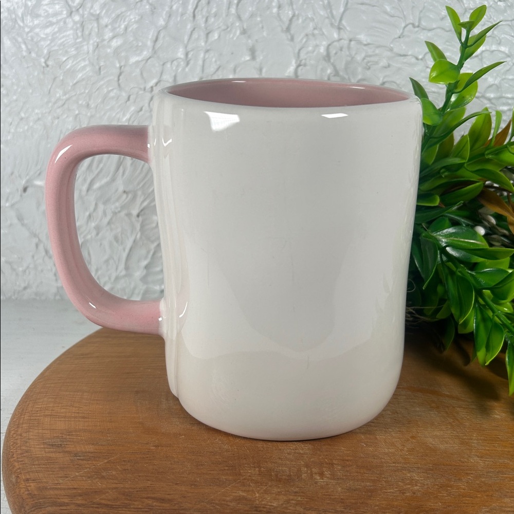 Rae Dunn “Love My Peeps' Mug White Pink 18 Oz Mug Easter Spring Coffee Drink Mug - Picture 4 of 11